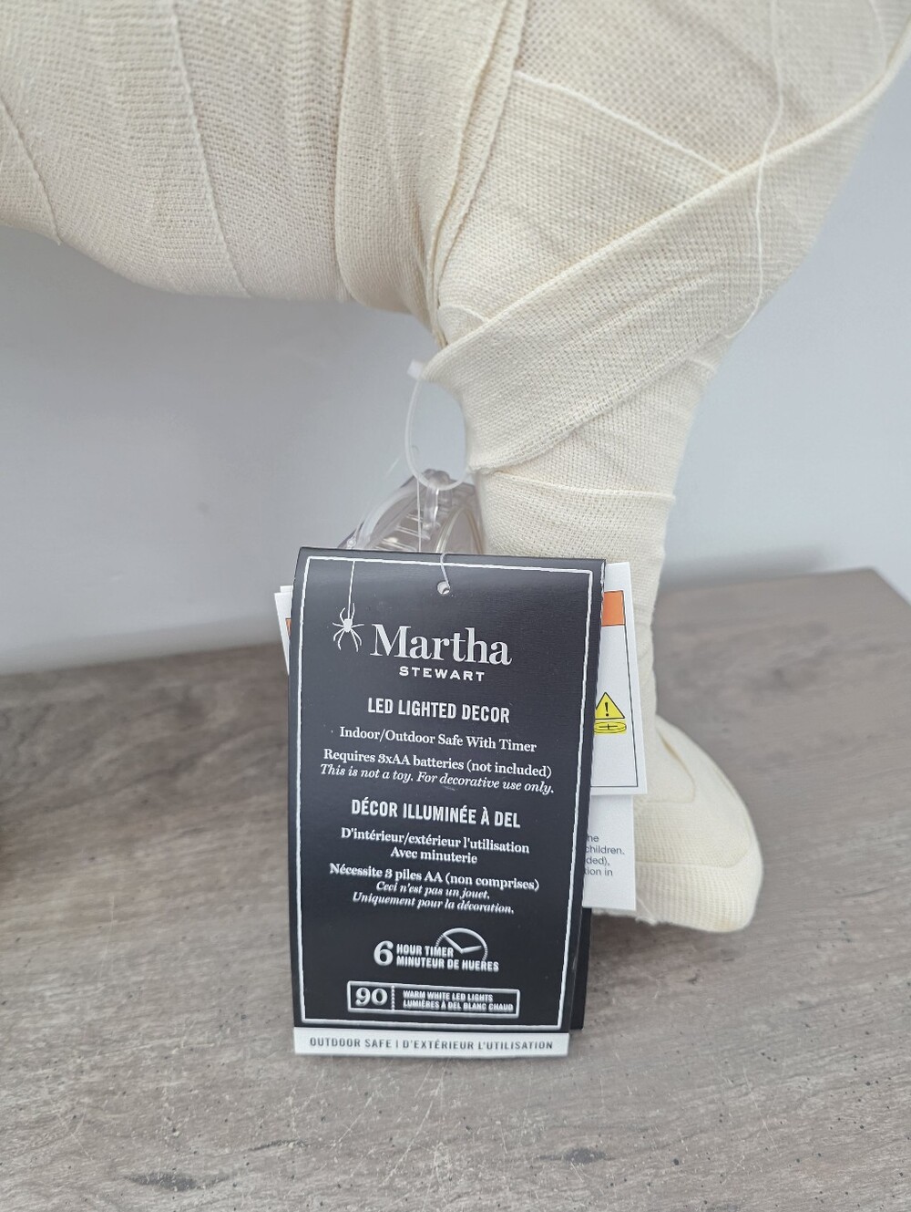 Martha Stewart Halloween Mummy Cat Light Up Decor New - Picture 5 of 9